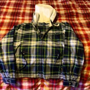 Polo Ralph Lauren plaid polo jacket (10yrsold )